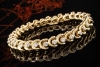 Van Cleef & Arpels Armband Vintage Tennisarmband mit Diamanten Gelbgold 