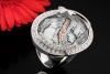 Meissen Ring Mystery Ming Drache Bemaltes Porzellan Weißgold Handarbeit 