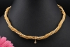 Wellendorff Collier Seidenkordel Sondermodell Diamant Massiv in Gelbgold 