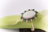 Kreatives Ringdesign Ring mit Opal und Smaragd in 585er Gold 