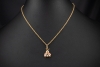 Chopard Collier Kette mit Anhänger Marienkäfer Rubin Diamant 750er Gold 