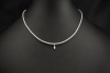 Wellendorff Collier Silky 42,5 cm Kordel Kette Weißgold 750 Ref. 406765 