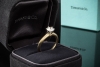 Tiffany & Co Solitär Ring Setting mit Diamant 0,79 Ct in Gelbgold Platin 