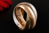 Trinity de Cartier Ring Klassisches großes Modell in 750er Gold Tricolor 