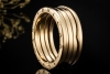 BVLGARI B.zero1 Ring 4-Band beweglich in 750er Gelbgold Massiv Größe 64 