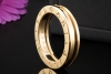 BVLGARI B.zero1 1-Band Ring Klassisch in 750er Gelbgold Größe 56 OVP 