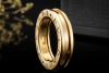 BVLGARI B.zero1 1-Band Ring Klassisch in 750er Gelbgold Größe 50 OVP 