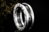 BVLGARI Ring B.zero1 Save the Children Keramik Schwarz Silber 925 Gr. 51 