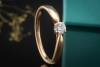Tiffany & Co. Harmony Ring Solitär Trauring mit Diamant in Roségold 750 