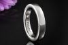 noor Ring Moderner Bandring Ehering feel the diamond in 750er Weißgold 