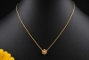 Carrera y Carrera Collier Emperatriz Blume mit Diamant in 750er Gelbgold 
