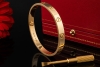 Cartier Love Armreif Armband Neues Modell in Gelbgold 750 Gr 18 Full Set 