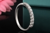 Tiffany & Co Forever Halbmemoire Ring mit 9 Diamanten in 950er Platin 55 