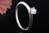 Tiffany & Co. Solitär Ring Setting mit Diamant 0,33 Ct in Platin 950 OVP 