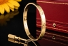 Cartier Love Armreif Armband Neues Modell in 750er Gelbgold Größe 20 OVP 