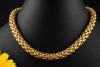 FOPE Collier Kette Himbeermuster in 750er Gelbgold Massiv 44 cm 82 Gramm 
