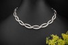 Leo Wittwer Elegantes Collier mit 7,05 Ct. Brillanten in 750er Weißgold 