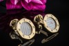 Audemars Piguet Manschettenknöpfe Royal Oak in Gold Weißgold Bicolor 750 