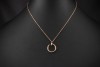 Cartier Collier Juste un Clou Nagel mit Brillanten wie neu 750er Rotgold 