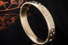 Armreif Armband mit Diamanten 60 Gramm 750er Gelbgold Goldschmiedearbeit 
