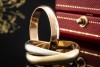 Trinity de Cartier Ring Vintage Modell Roségold Gelbgold Weißgold Gr. 57 
