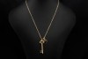 Tiffany & Co. Keys Collier Kette Herz und Schlüssel Anhänger in Gelbgold 