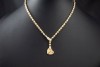 Piaget Collier Y-Kette Juliette Yin Yang Herz Diamanten in Gelbgold 750 