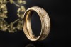 Wellendorff Ring Drehring Seidenschimmer Creme 11 Diamanten Gelbgold 750 