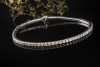 H.Stern Tennisarmband mit 2,62 Carat feurigen Diamanten in Weißgold 750 