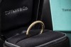 Tiffany & Co. Soleste Offener Eternity Ring Ehering 750er Gelbgold Gr 50 