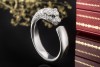 Panthère de Cartier Ring mit 72 Diamanten Smaragd Onyx Weißgold Full Set 