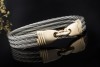 Fred Paris Armband Bracelet Force 10 Segelseil geflochten Gelbgold 750 