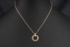 Cartier Trinity Collier Anhänger Mittleres Modell mit Diamanten Full Set 