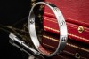 Cartier Love Armreif Vintage Größe 16 in 750er Weißgold OVP Sonderpreis 