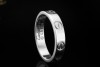 Cartier Love Ring Kleines Modell Schmal in Weißgold 750 Arbeit Größe 50 