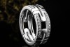 BVLGARI Parentesi Ring mit Diamanten in 750er Weißgold OVP Größe 56 