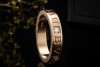 BVLGARI B.zero1 Ring Essential Band Solitär Diamant in Roségold 750 OVP 