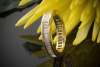 Memoire mit Diamanten 1,50 Ct. Baguette Schliff in 750er Gelbgold Größe 56 