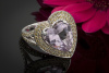 Mauboussin Paris Ring Amethyst Herz Saphir gelb und Amethyst seitlich 