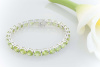 PERIDOT Designer Armband mit 70 Ct Peridot in 750 Weißgold  