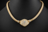 Simon Luxus Herz Collier mit Herzschliff Diamant und Brillanten Gold 750 