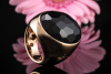 Pomellato Victoria Ring mit Gagat Schwarz in Rosegold Rotgold 750 massiv 