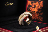 Cartier Trinity Ring XL Modell 4,64 Ct Diamanten Gold Tricolor NP 48.900 