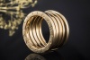 BVLGARI B.zero1 4-Band Ring beweglich in 750er Gelbgold Neuwertig Gr. 54 