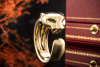 Cartier Ring Panthère de Cartier Großes Modell Tsavorit Onyx in Gelbgold 