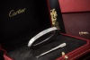 Cartier Love Armreif Armband Bracelet in 750er Weißgold Größe 17 cm OVP 