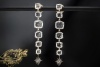 H.Stern Ohrringe Lang Moonlight Nacional Bergkristall Diamanten Roségold 
