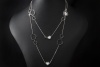 Chopard Collier Happy Diamonds Hearts 122 cm Loop Kette in Weißgold 750 