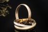 Trinity de Cartier Ring klassisches Modell Gr. 59 in 750er Gold Tricolor 