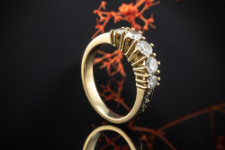 DiamantRing Ring mit Brillanten 0,60 Carat Diamanten in 585er Gelbgold